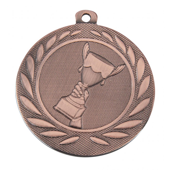 BRONZE VICTORY CHAMPION 50MM MEDAL ***SPECIAL OFFER 50% OFF RIBBON PRICE***
